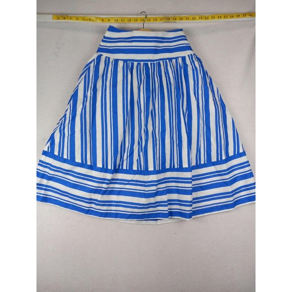 J.O.A. blue and white striped size S skirt - Picture 1 of 5